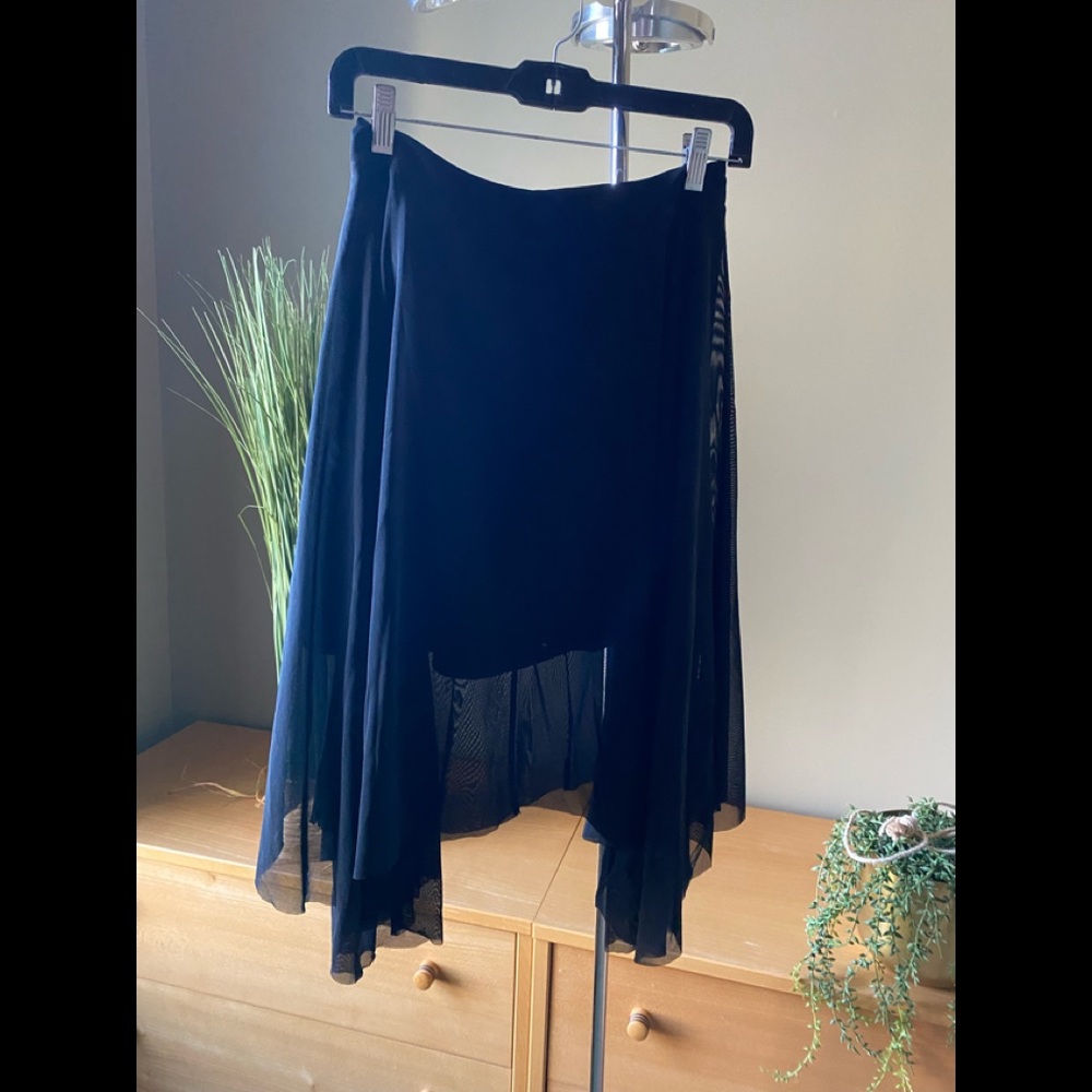 Topshop skirt with chiffon